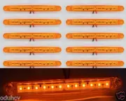 # 10x 24V ORANGE 12LED Side Outline Marker Lights for Iveco Volvo Renault trucks