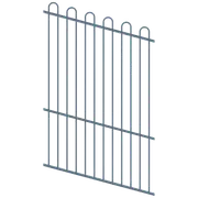 ProtectorAl 0350-1200W x 1800H Deep Ocean Loop Top Pool Fence Panel Raked Up to 15º