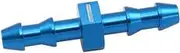 Aeroflow 5mm Push Lock Barb Joiner Blue 3/16" Male to Male Barb - AF410-03