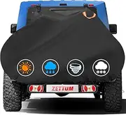 Bike Cover for Transport 2 Bikes - Outdoor Bike Covers for 2 Bikes on Rear Bike Rack Transport Heavy Duty & Waterproof, 600D Bicycle Rack Covers for 2 Bikes on Car Hitch Travel Storage