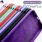For OnePlus 12 11 10 9 8 7 Pro 7T 8T 10T Shockproof Liquid Silicone Case Cover