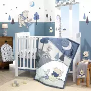 Disney Baby Forever Winnie the Pooh Blue & Beige Wall Decals by Lambs & Ivy