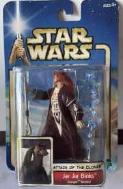 Hasbro Star Wars Attack of the Clones Jar Jar Binks Gungan Senator Figure 2002