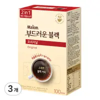 在飛比找Coupang 酷澎優惠-Maxim 麥心 2合1原味即溶黑咖啡隨身包