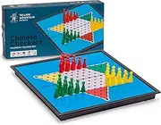 (1, 9.6"L x 9.6"W x 1"H (24.5cm x 24.5cm x 2.5cm)) - Travel Magnetic Chinese Checkers Set