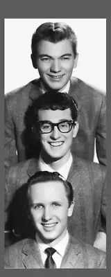 Buddy Holly and the Crickets - Laminated Photo Bookmark - 2.5 x 6 in