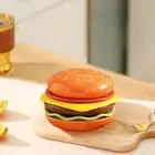 Plates and Bowls Set Hamburger Plate Set Ceramic Decorative Cute Mini Dessert