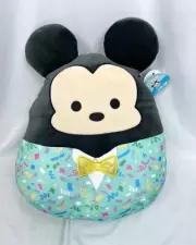 New Squishmallows Disney Mickey Mouse 14” Plush Celebration