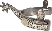 Classic Equine Performance Horse Spur, 2.25-inch Shank and 6 Point Rowel