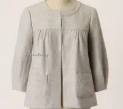 NEW Anthropologie Cerulean Swing Coat/Swingin' Swing Coat by Tabitha Size 8