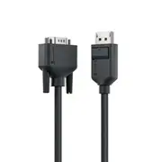 Alogic EL2DPVGA-02 2m Elements DisplayPort to VGA Cable Full HD 1080p at 60H Male to Male