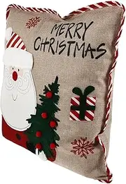 SHOWERORO 1pc Christmas Pillow Case Xmas Pillowcase Decorative Pillow Cover Household Pillow Decor Xmas Pillow- Slip Slipcovers for Chairs Xmas Pillow Case Cover for Pillow Red Linen