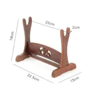 Wenge Samurai Sword Holder Stand Katana Tanto Martial Arts Tai Chi Sword Rack