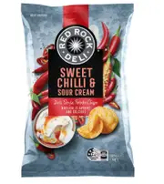 Red Rock Deli Sweet Chilli and Sour Cream Potato Chips Pack 165g