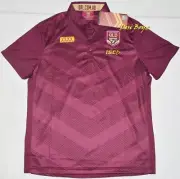 BNWT - QLD Maroons Polo Shirt State of Origin Polo Shirt - Mens Size: MEDIUM