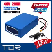 48v 20ah Electric Bike Bicycle Ebike Lithium Ion Battery Pack 1000w 1500w