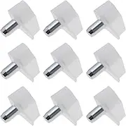 SING F LTD 50PCS Shelf Support Pegs Shelf Holder Pins Bracket Pins for Cabinet Bookshelf Display Cabinet Wardrobe Closet Cupboard Bookcase Pantry Shelving White 5mm