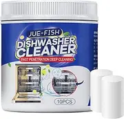 Dishwasher Cleaning Tabs - Dishwasher Spot Rinse Aid, Cleaning Dishwasher Tablets Cleaner Fight Grease Limescale for Dishwasher Kitchen Sink Ngumms