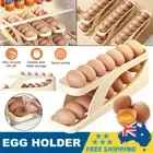 Automatic Scrolling Egg Holder Rack Storage Box Container Refrigerator Dispenser