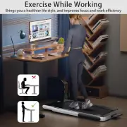 2-In-1 Treadmill Folding under Desk Walking Pad,Max 12Km/H, Walking & Running
