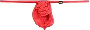 La-pomme(ラ ポーム) La Paume 718035 Men's Bikini Panties, K2S Fabric, Glossy, Side Gathered, Piercing Type, Includes Bag Pouch, G-String, Made in Japan