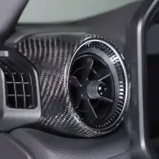 2pcs Real Carbon Fiber Dash side Air Vent Cover Fits Toyota Land Cruiser 2024+ (for: Toyota)