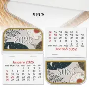 2025 Calendar Multiurpose Mini Calendar Pastable Calendar Made of Quality Paper