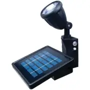 Maxsa 40334 Dusk to Dawn Solar Powered LED Flag Light with Mount and Directional