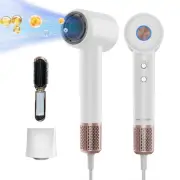 Negative Ionic High Speed Hair Dryer, Professional Brushless Blow Dryer for F...