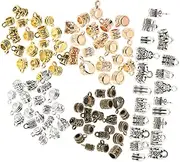 [IWOWHERO] 100pcs Alloy Charm Beads Set for Diy Bracelet Making Friendship Bracelet Strings