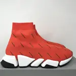 巴黎世家 BALENCIAGA 2.0 SPEED 紅色 滿版 針織鞋子 套襪鞋 617239