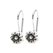 May Flower Earrings with Silver Earring Hooks