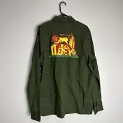 Obey Bad Brains Button Up Shirt Mens Vintage Size Large