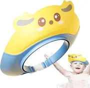 Silicone Baby Shower Cap - Adjustable Shower Cap Silicone Wash Hair Shield | Shower Hats, Cartoon Visor Hats for Eye and Ear Protection