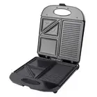 1400W Grill Machine Waffle Maker with Non-Stick Coating and Easy M1H9