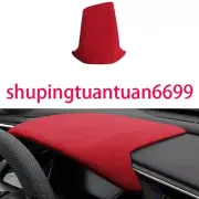 For Honda Civic 16-2021 Red Alcantara Suede Middle Console Dashboard Cover Trim (for: Honda Civic)