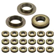 15.5mm(5/8 Inch) Brass Hole Eyelets, 20 Pcs Arc Surface Grommets, Bronze