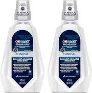 Crest Pro-Health Clinical CPC Antigingivitis/Antiplaque Oral Rinse Deep Clean Mint Clean Mint 473 ml (Pack of 2)