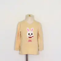 在飛比找Yahoo!奇摩拍賣優惠-mikihouse 日本製 日本童裝 可愛 小兔 長袖厚款綿