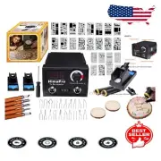 60W Adjustable Wood Burning Kit with Professional Tools for Mastering Pyrography