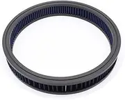 Blue 14 "x 2" Air Filter Element Air Cleaner High Flow Replacement Washable and Reusable Round Cotton Fiber Compatible with Buick Chevrolet SBC GMC Ford BBC Mopar Oldsmobile Pontiac