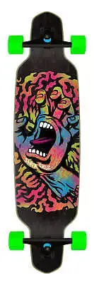 Santa Cruz Obscure Hand 9.50in x 37.52in Drop Down Longboard Complete