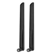 2-Pack Tri-Band WiFi 6E Antenna 6GHz 5GHz 2.4GHz RP-SMA for WiFi Card Router