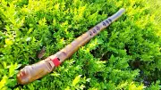 BASS Druid Native American style Flute - Key of low C - DEEP Sound / whistle