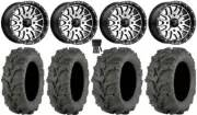 MSA Mach Brute 14" UTV Wheels 27" Mud Lite XTR Tires Polaris RZR Turbo S / RS1