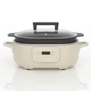 MAGNIFIQUE 6 Quart Multi-Cooker, with 8-In-1 Casserole Programmable Slow Cooker,