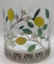 Bath & Body Works MEYER LEMONS TREE 3-WICK LARGE CANDLE HOLDER Sleeve