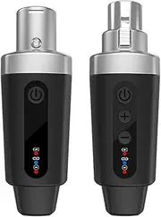 xioaue New XLR Adapter System Wireless Microphone Transmitter Receiver for Dynamic Microphone Guitar Audio Mixer PA System
