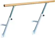 Adjustable Practical Fitness Barre，Wall Mounted Ballet Bar, Adjustable Ballet Bar with 100/150cm Wooden Pole Dance Stretchy Bar Dance School Gym Ballet Equipment