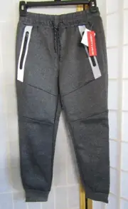 NWT Liberty Valor Hudson Fleece Unisex Gray Drawstring Poly/Cott Sweat Pants 8